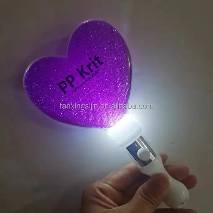 Venta al por mayor barato regalo promocional colores ídolo concierto regalos intermitentes LED Light stick Kpop lightstick con logotipo personalizado