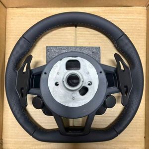 Volante in Pelle Stile RS con Paddle per Audi 2014 A4 A5 S5 B8 <span class=keywords><strong>Q2</strong></span> S4 F5 RS7 B9 B6 RS6 C7 TT 8J A7 RS3 Q5 A3 A1 A8 - Product Image 3
