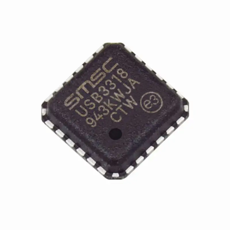 ใหม่ Original USB3318-CP-TR USB3318C-CP-TR USB3318 QFN24 เครื่องรับส่งสัญญาณครึ่งวงจรรวม - ส่วนประกอบอิเล็กทรอนิกส์ชิป IC