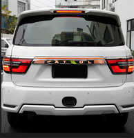 Feu arrière de frein à LED pour Nissan Patrol Y62 2020 2021 2022 Feu arrière de coffre à bagages Réflecteur de feu arrière à éclairage automatique