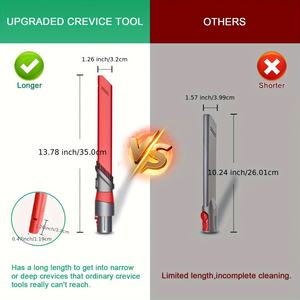 <span class=keywords><strong>Brosse</strong></span> d'angle à fente ultra-étroite pour aspirateurs Dyson V7 V8 V10 V11 V12 Slim <span class=keywords><strong>V15</strong></span> <span class=keywords><strong>Detect</strong></span> – Outil de nettoyage pour espaces difficiles d'accès - Product Image 6