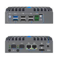 Mini PC Industrial N150 2 2.5GbE 2 10GbE SFP+ 4K Doble Pantalla DP HD DDR5 Dispositivo de Red