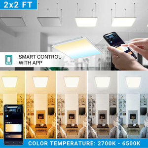 Plafoniera <span class=keywords><strong>LED</strong></span> Intelligente da 60W con Controllo APP Tuya/Smart Life/Alexa/Google, Luce Bianca Calda 2700K-6500K e Bianca Fredda - Product Image 5