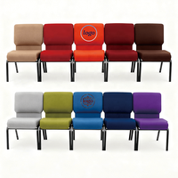 Chaises d'auditorium empilables et connectables modernes rouges personnalisées pour hôtels, salles de conférence, bureaux et églises – Vente en gros