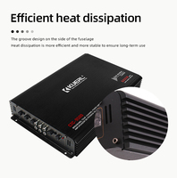Dernière classe professionnelle AB haute puissance 4 canaux amplificateur automatique 4X80W amplificateur audio de voiture de haute qualité