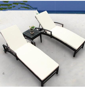 เก้าอี้กลางแจ้งแบบเปิดโล่งสำหรับ Y472เก้าอี้ชายหาดเก้าอี้สวนแบบมินิมอลลิสต์สระว่ายน้ำกันน้ำเอนได้กันแดด - Product Image 6