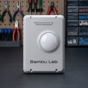 Bambu Lab <b>A1</b> Series 3D <b>Printer</b> Front Cover with Integrated Print Head-Plastic Grey 30g 105x54x33mm - Product Image 2