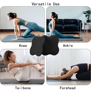Ensemble de 6 coussins de soutien pour les genoux pour Pilates, <span class=keywords><strong>yoga</strong></span> et exercices de fitness, pour tonification et étirements - Product Image 6
