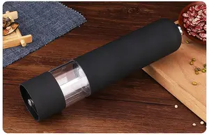 Best Seller Portable Electric Salt Spice Mill Automatic Round Battery Operated Pepper Grinder