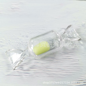 Petite boîte <span class=keywords><strong>de</strong></span> rangement en plastique en forme <span class=keywords><strong>de</strong></span> bonbon pour dragées, bagues, boucles d'oreilles, pilules, cadeaux <span class=keywords><strong>de</strong></span> baptême et <span class=keywords><strong>de</strong></span> baby shower - Product Image 6