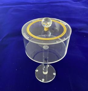 Rõ ràng Acrylic kẹo đứng với bao gồm-chân cao thanh lịch hiển thị cho đồ ngọt trên cửa hàng truy cập - Product Image 5