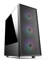 Casing Itx Mini Kualitas Tinggi Harga Murah Cpu Gaming untuk Gamer Baja Spcc dengan Kabinet Pc Kaca Tempered