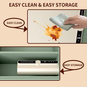 <b>Silicone</b> Electric Food Warming <b>Mat</b> 9 Temp Setting Food Warming <b>Mat</b> With Timing Function - Product Image 5