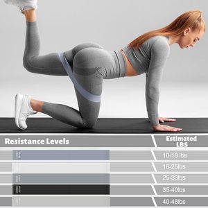 CZFIT - Juego de 8 Anillos de Pilates para Mujer, Antideslizantes, Equipo de Gimnasio y Yoga, Incluye Banda de Resistencia, Bolsa de Transporte y Accesorios de Pilates - Product Image 5