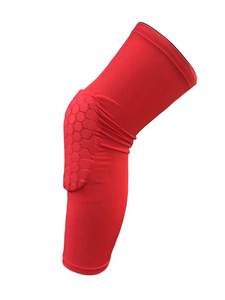 Nouvelle conception de genouillères anti-collision en nid d'abeille, genouillères de compression longues pour le basketball et le football, protège-genoux - Product Image 5