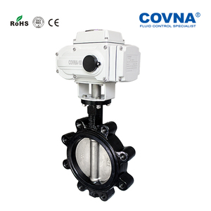 Vente Flash B2B Covna : Vanne Papillon Motorisée Électrique en Fonte Ductile DN50 AC220V avec Manchon de Contrôle Électrique en PTFE - Product Image 3