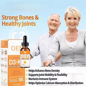 Suplementos Solilan OEM HALAL de Vitamina D3 K2 en Gotas Líquidas, Magnesio, Calcio, Salud Ósea e Inmunológica, 50000 UI de Vitamina D3 K2 en Gotas - Product Image 3