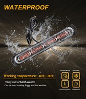 Nouveau 12V 24LED aluminium Offroad LED voyant d'avertissement d'urgence pour voiture camion van moto