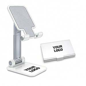 Wholesale Gift Custom Logo Universal Mobile Phone Stand Mount for Office Business Promotional Portable Phone Stand <b>Holder</b> - Product Image 1