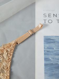 Liền mạch Polyamide rắn Ladies low-rise thong với Stylish ren cutout Breathable dệt kim của phụ nữ sexy <span class=keywords><strong>G</strong></span>-<span class=keywords><strong>string</strong></span> quần lót - Product Image 3