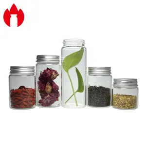 उच्च Borosilicate कांच की बोतल बड़े थोक चौड़े मुंह ग्लास जार - Product Image 1