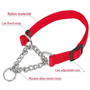 Kingtale Accessoires <span class=keywords><strong>pour</strong></span> animaux de compagnie Collier de martingale réglable <span class=keywords><strong>en</strong></span> nylon <span class=keywords><strong>pour</strong></span> <span class=keywords><strong>chien</strong></span> Accessoires <span class=keywords><strong>pour</strong></span> <span class=keywords><strong>chien</strong></span> <span class=keywords><strong>en</strong></span> corde de nylon solide <span class=keywords><strong>Laisse</strong></span> <span class=keywords><strong>pour</strong></span> <span class=keywords><strong>chien</strong></span> durable - Product Image 2