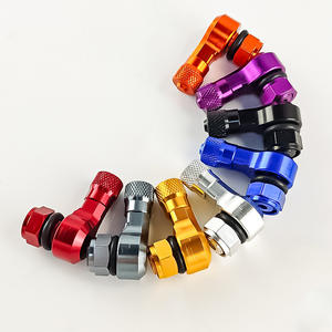 Vente directe d'usine Pièces de modification de performance de <span class=keywords><strong>moto</strong></span> Alliage d'aluminium CNC Tige de soupape Ajustement universel Fabrication soignée - Product Image 2