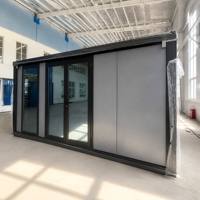 Maison conteneur pliable de type Z, 20 pieds, 40 pieds, préfabriquée, modulaire, moderne, bureau, villa, hôtel, appartement