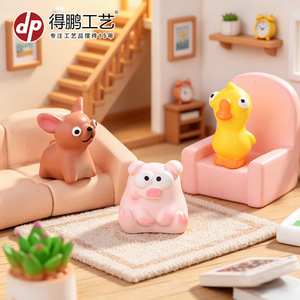 Figuras de Resina de Animales Dp, Miniaturas Decorativas, Juego de Manualidades para Decoración del Hogar - Product Image 4