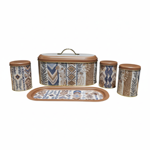 Ensemble de 5 ustensiles en métal pour pain et épices Evle African Rhythm Collection - Product Image 2