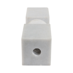 Portacandele Geometrico in Marmo, Candelabro Contemporaneo in Pietra per Centrotavola e Arredamento Casa - Product Image 6