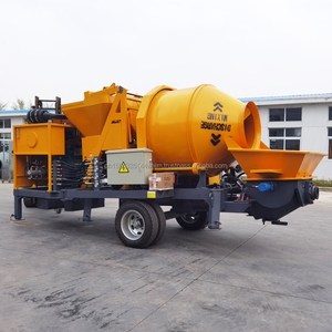 Mobile Diesel-Powered <b>Concrete</b> Mixer Pump with 15-40m3/h Capacity High Efficiency 2-Year Warranty - Product Image 1