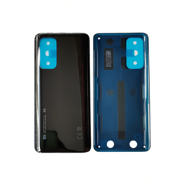 Mi 10T 5G Glass Back Cover Replacement Housing-Black
