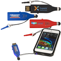 Stylus layar disesuaikan, Pendrive 32gb 64gb 128gb gantung di Ponsel kecepatan tinggi dengan logo Costom