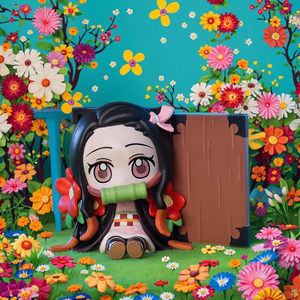 PO P Mtra POPART Original mystérieux Anime dirigeable PVC Figure fleur série japon <span class=keywords><strong>Animation</strong></span> Source Surprise boîte d'origine - Product Image 4