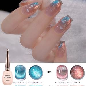 MAFANAILS GJZ30-5 Esmalte de <span class=keywords><strong>Uñas</strong></span> <span class=keywords><strong>en</strong></span> Gel UV, Efecto Ojo de Gato, Brillante, Larga Duración, Lámpara LED, Botella para Decoración de <span class=keywords><strong>Uñas</strong></span> - Product Image 2