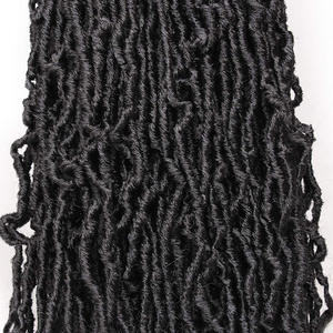 Extensiones de pelo de ganchillo para mujer, pelo largo con trenzas rizadas de 24 pulgadas - Product Image 3