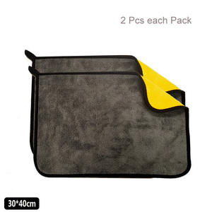 Toalla de Microfibra de Lujo de Doble Capa, de Secado Rápido, Desechable, Absorbente, para Lavado de Autos - Product Image 6