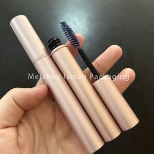 Tube de mascara en aluminium rose doré de luxe ISMAN 4 ml, flacon vide pour eye-liner, contenant cosmétique métallique, vente en gros, étiquette privée - Product Image 3