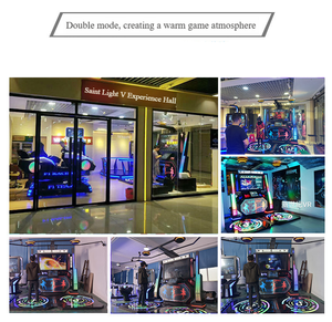 Macchina <span class=keywords><strong>da</strong></span> Ballo VR per Adulti, Attrezzatura <span class=keywords><strong>da</strong></span> Gioco Arcade con Sensore di Movimento Duale per <span class=keywords><strong>2</strong></span> <span class=keywords><strong>Persone</strong></span>, Hardware per Sale <span class=keywords><strong>Giochi</strong></span> - Product Image 5