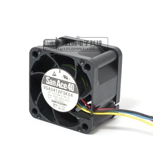 ซันโย ซันเอซ 40 9GA0412P3K04 40 มม. 12V 0.92A พัดลมเซิร์ฟเวอร์แบบลูกปืน - Product Image 1