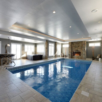 Modernes großes privates Spa im Freien Jakuzzy Fiberglas Deep Swim Pool in Sonder größe für Wasser partys