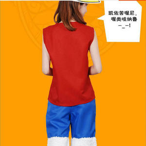 Sweet Dada One Piece <span class=keywords><strong>Costume</strong></span> <span class=keywords><strong>Luffy</strong></span> - Generation Clothes <span class=keywords><strong>Costume</strong></span> Cosplay Code Européen - Product Image 3
