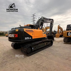 Excavatrice sur chenilles Hyundai 225 225lc-9s marque coréenne d'origine 20 tonnes utilisée avec composants de noyau de roulement de pompe à engrenages à vendre - Product Image 5