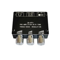 Récepteur audio ZK-PT1 5.0, décodeur, carte de tonalité stéréo, contrôleur de volume, préampli tonal pour aigus et graves, bouton de réglage pour amplificateur