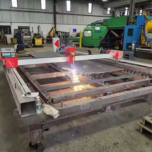 Machine de découpe plasma et <span class=keywords><strong>à</strong></span> flamme <span class=keywords><strong>à</strong></span> double rail |   Certifié ISO pour les plaques d'acier sur mesure |   Système de découpe industriel - Product Image 4