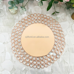 L5 Luxury Wedding Event Party Decoration 13 Inch <strong>Metal</strong> Round Chargers <strong>Plates</strong> Bulk Silver Gold Table Charger <strong>Plate</strong> for Sales - Product Image 3