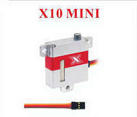 Servomoteur numérique HV sans noyau KST X10 Mini V8.0 7,5 kg 0,10 sec avec engrenages en acier trempé pour avions à voilure fixe, hélicoptères et voitures