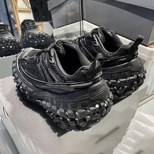 Sneakers de luxe à plateforme et semelle épaisse, chaussures décontractées de créateur à semelle de type pneu pour hommes et femmes - Product Image 1