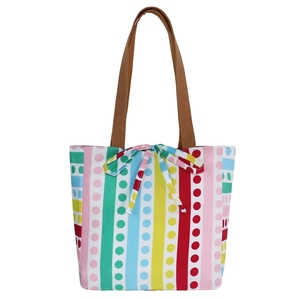 Sacs fourre-tout en tissu recyclé de haute qualité avec design imprimé personnalisé unique, sac à bandoulière pour femmes, idéal pour les étudiantes en été - Product Image 2